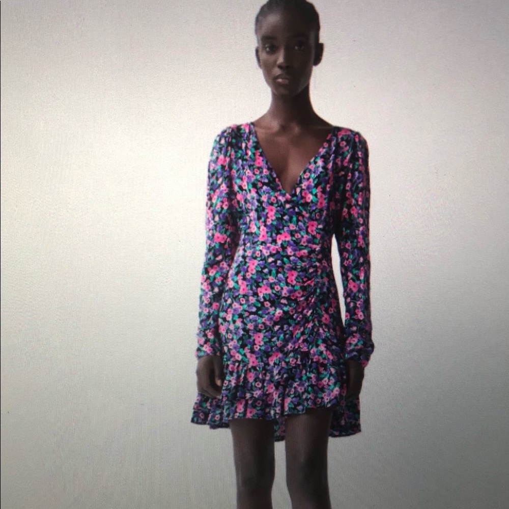 Zara mini printed  dress